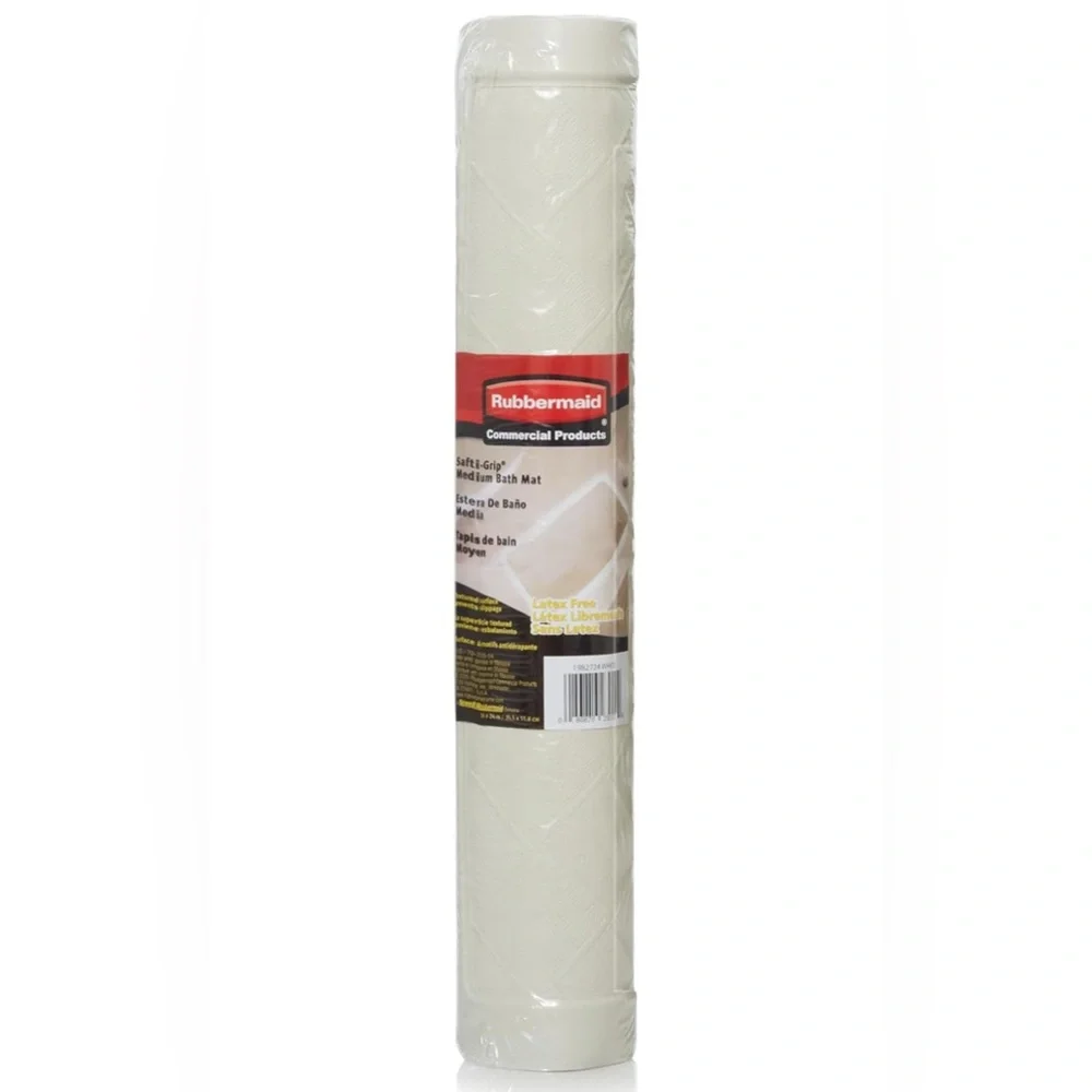 Bath Mat White- Safti-Grip-Anti Slip - Medium “Rubbermaid Commercial Products”